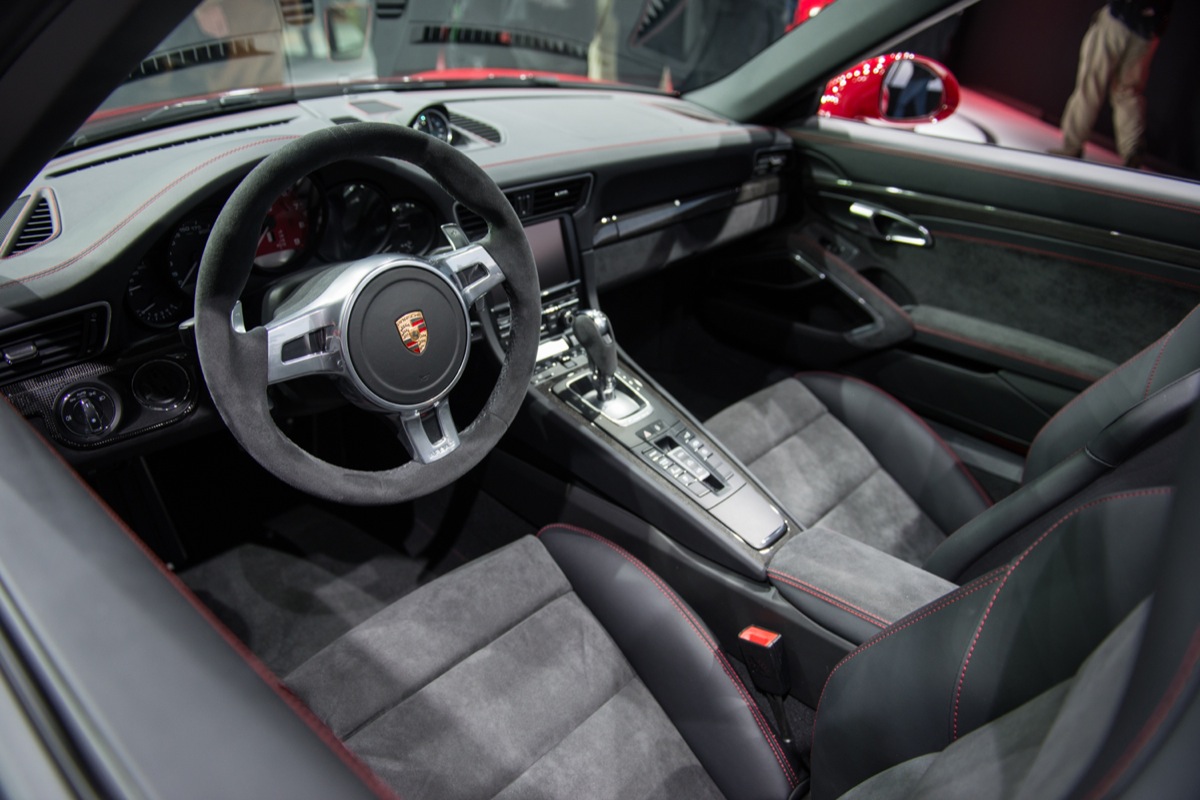 2015 Porsche 911 Carrera GTS Interior on LA Auto Show